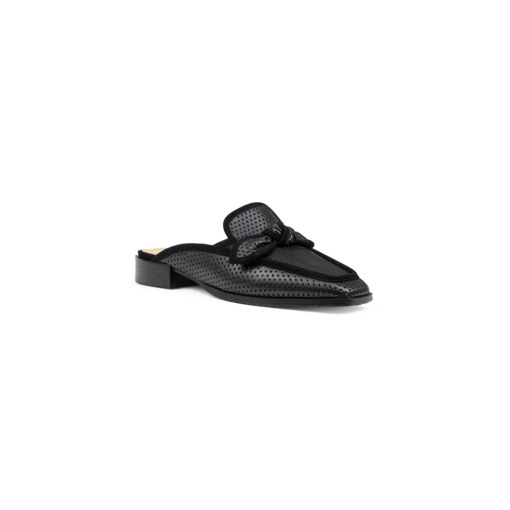 NYDJ Women's Tillie Mules - Black Leather, Size 11
