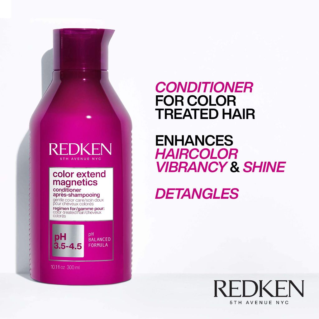 Redken Color Extend Magnetics Conditioner For Color-Treated Hair - Protects Color & Adds Shine 10.1oz