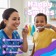 DynaCare Bubble Fresh Fluoride Kids Toothpaste, Bubblegum Flavor, Cavity Protection, Daily Oral Hygiene - 4.6 oz., 1 Count