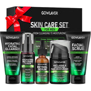 GOWLAVER Men’s Skincare Set – Hydrating, Moisturizing Face Care Routine for All Skin Types