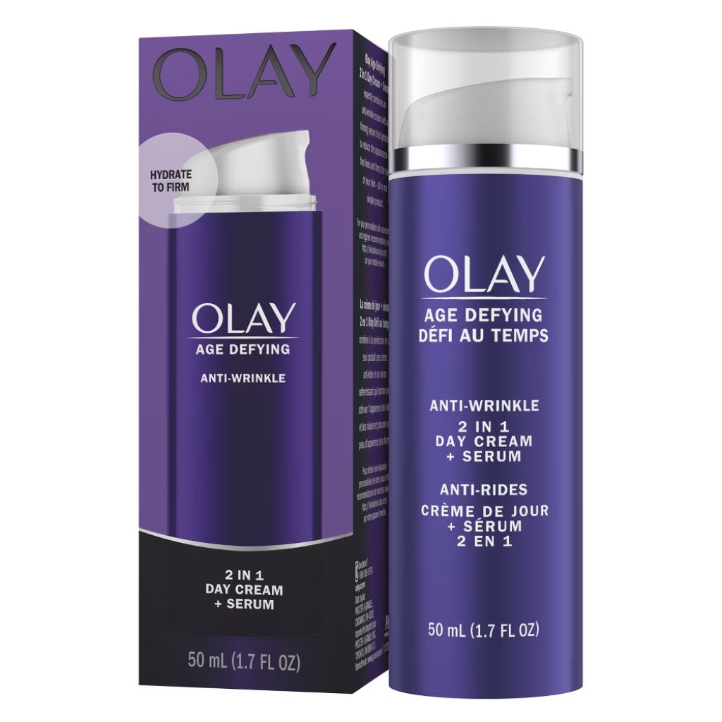 Olay Age Defying 2-in-1 Anti-Wrinkle Day Cream + Serum - 1.7oz