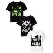 SZ 18/24 MTHS The Children's Place, Baby Boys  Short Sleeve Graphic T-Shirts, Multipacks  3-Pack