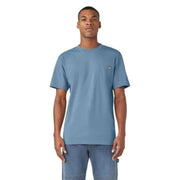 Dickies Men's Heavyweight Heathered Short Sleeve Pocket T-Shirt - Coronet Blue Heather, Size 3XL
