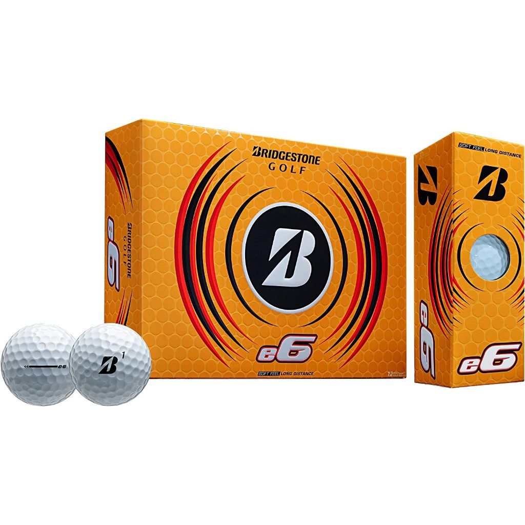 MX Seven Bridgstone E6 Long Distance Golf Balls 4 Sleeves (12 Balls) (White)