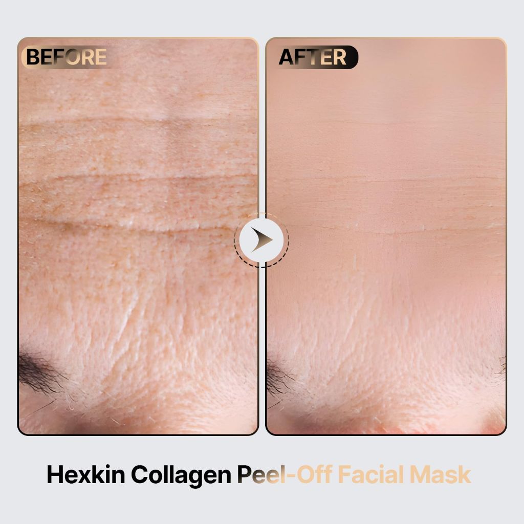 Hexkin Collagen Peel Off Facial Mask - Firming & Hydrating Overnight Mask, 2.82 oz