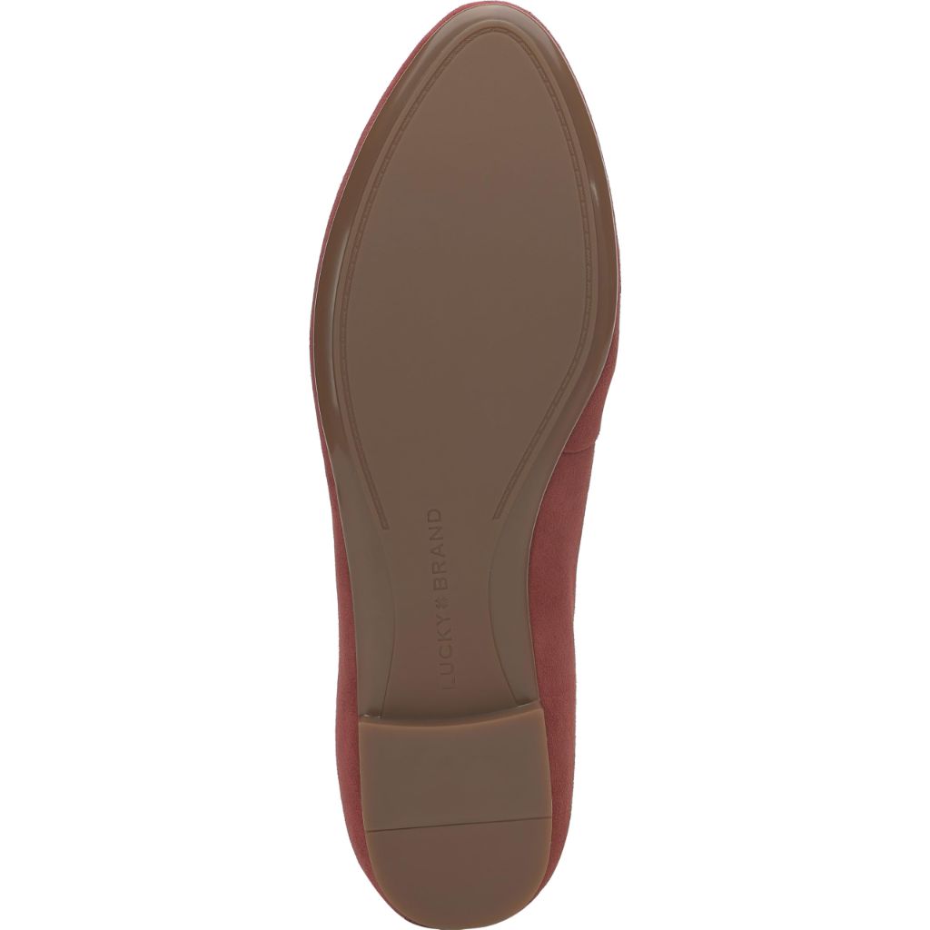 Lucky Brand Caliz Ballet Flat, Tibetian Red -size 9.5