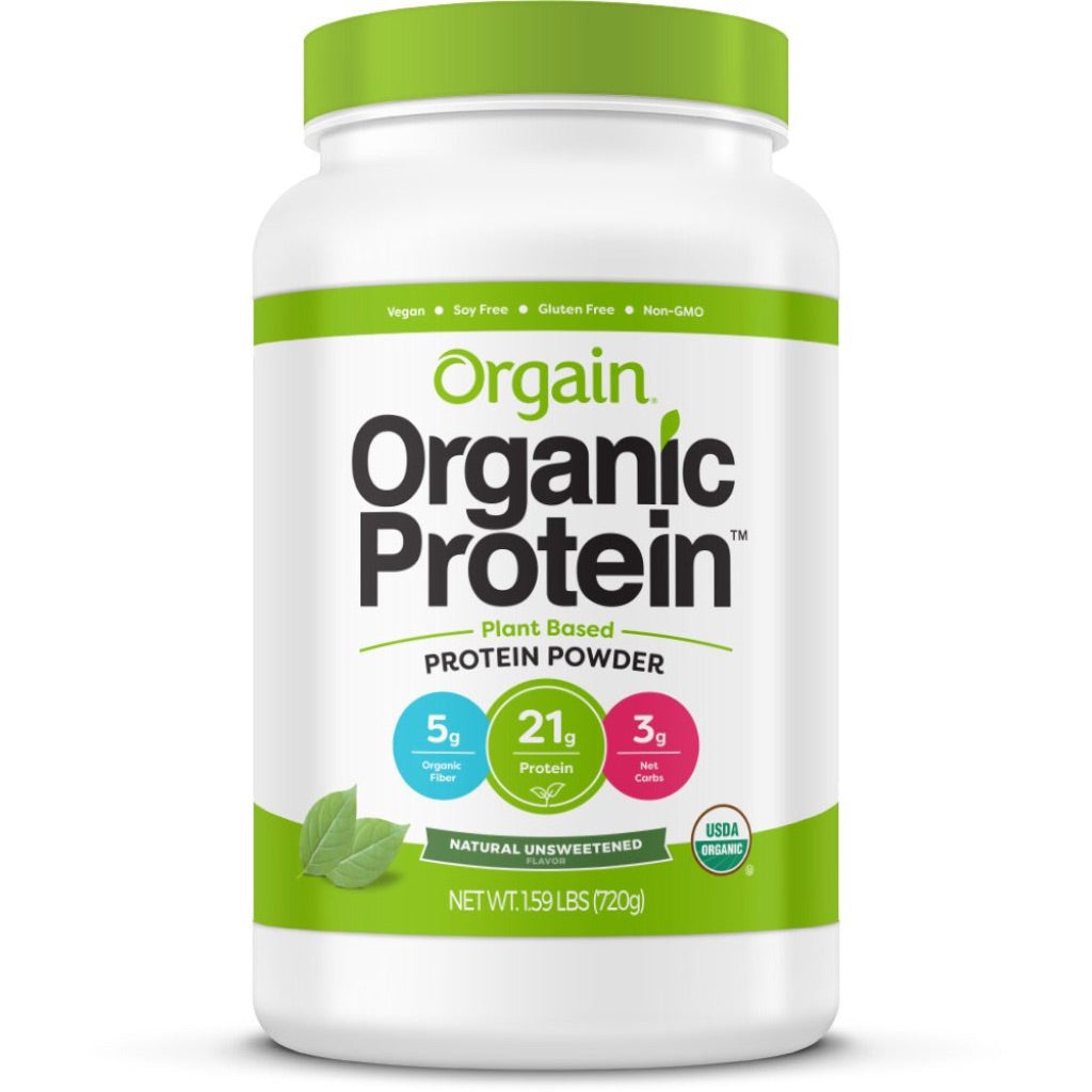 Orgain Plant-Based Organic Protein Powder - Unsweeted, 1.59lb