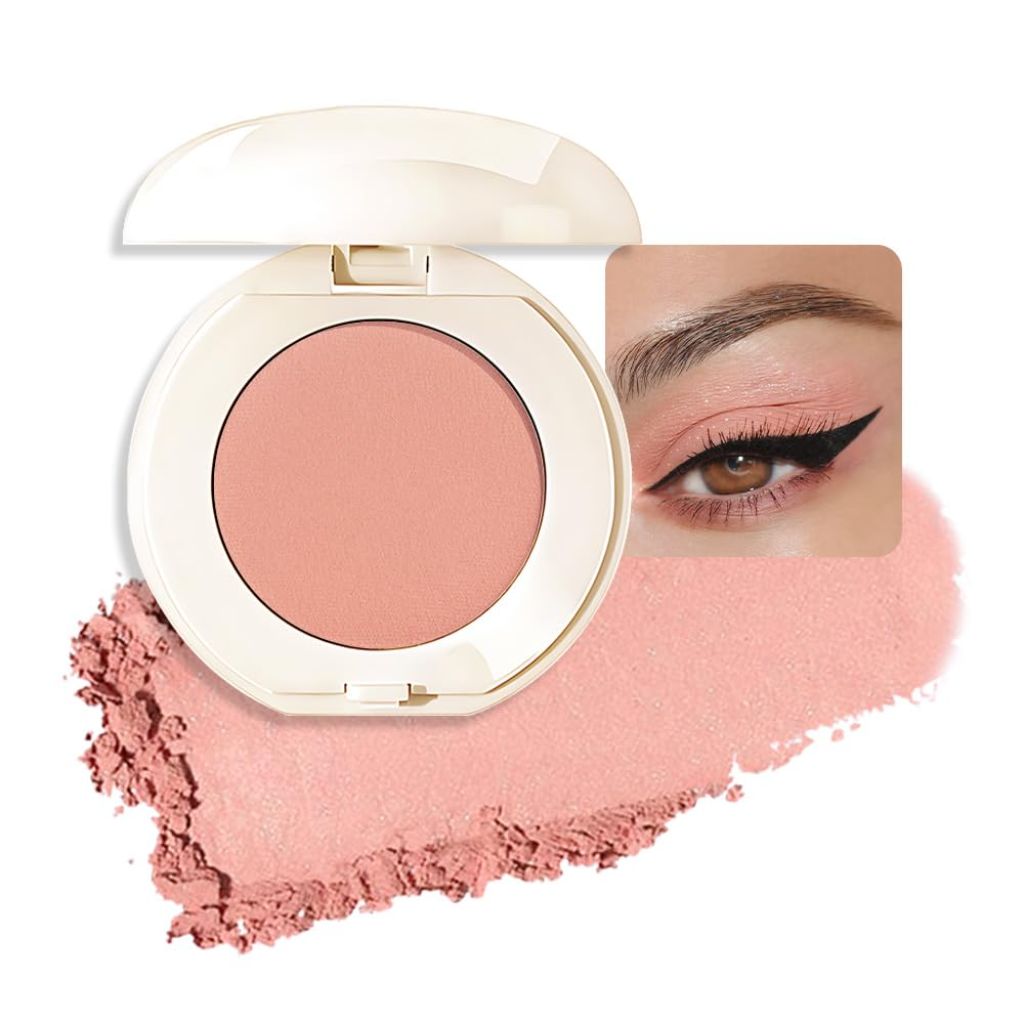 Hxssll Single Cream Eyeshadow, Rose Pink Matte Eye shadow Pallette,  #09