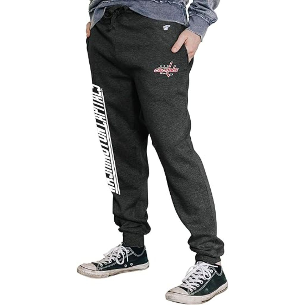 Blue 84 Men's NHL Officially Licensed Jogger Sweatpants - Washington Capitals, Size M