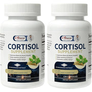 Cortisol Supplement, Magnesium, Ashwagandha, L-Theanine - 240Count