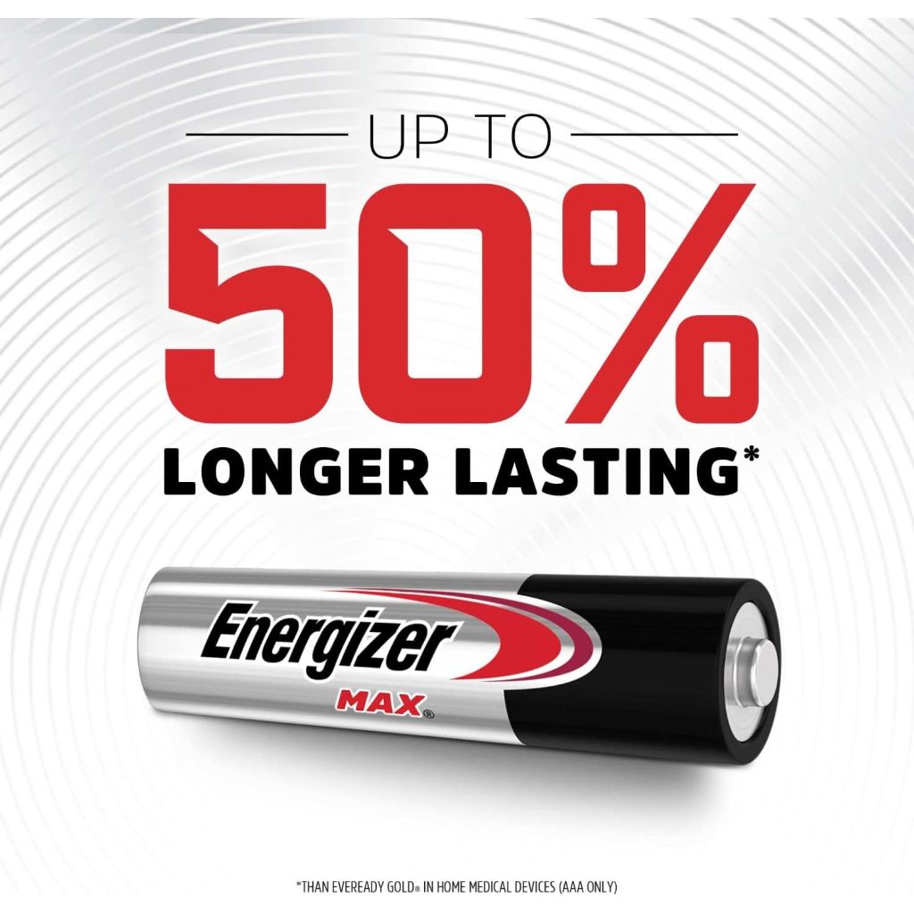 Energizer MAX AAA Batteries (12 Pack), Triple A Alkaline Batteries