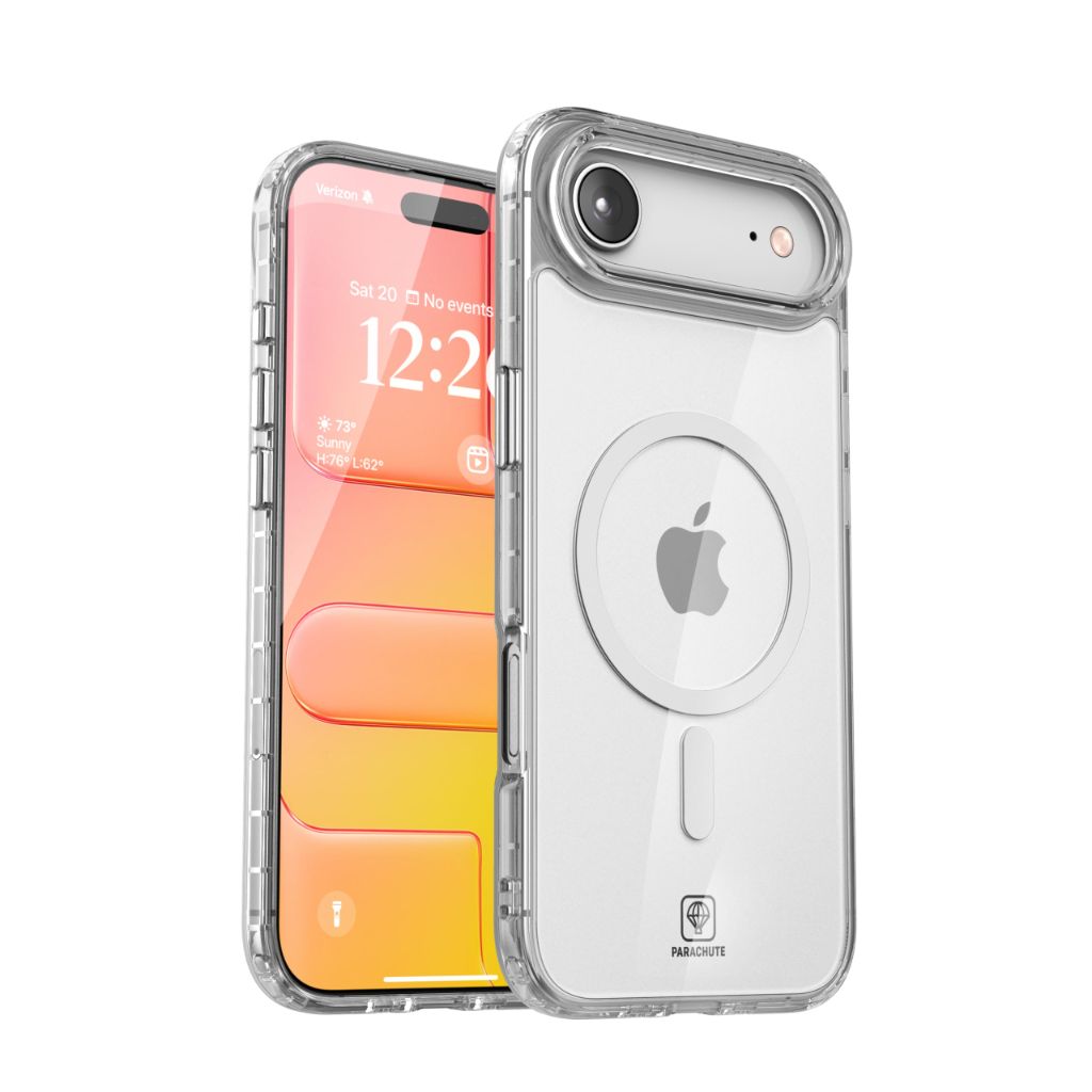 Parachute Clear Cover for iPhone 17 Air Case 6.5" with Magnetic Strip– per -Crystal Clear