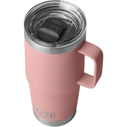 Yeti Rambler 20oz Travel Mug Insulated Stainless w/Stronghold Lid Sandstone Pink