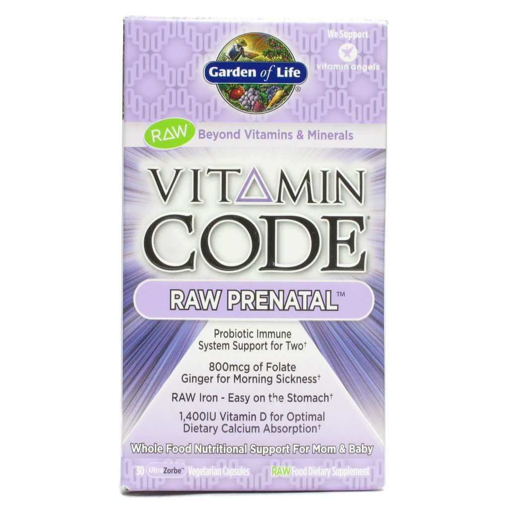 Garden of Life - Vitamin Code Raw Prenatal Capsules - 30ct