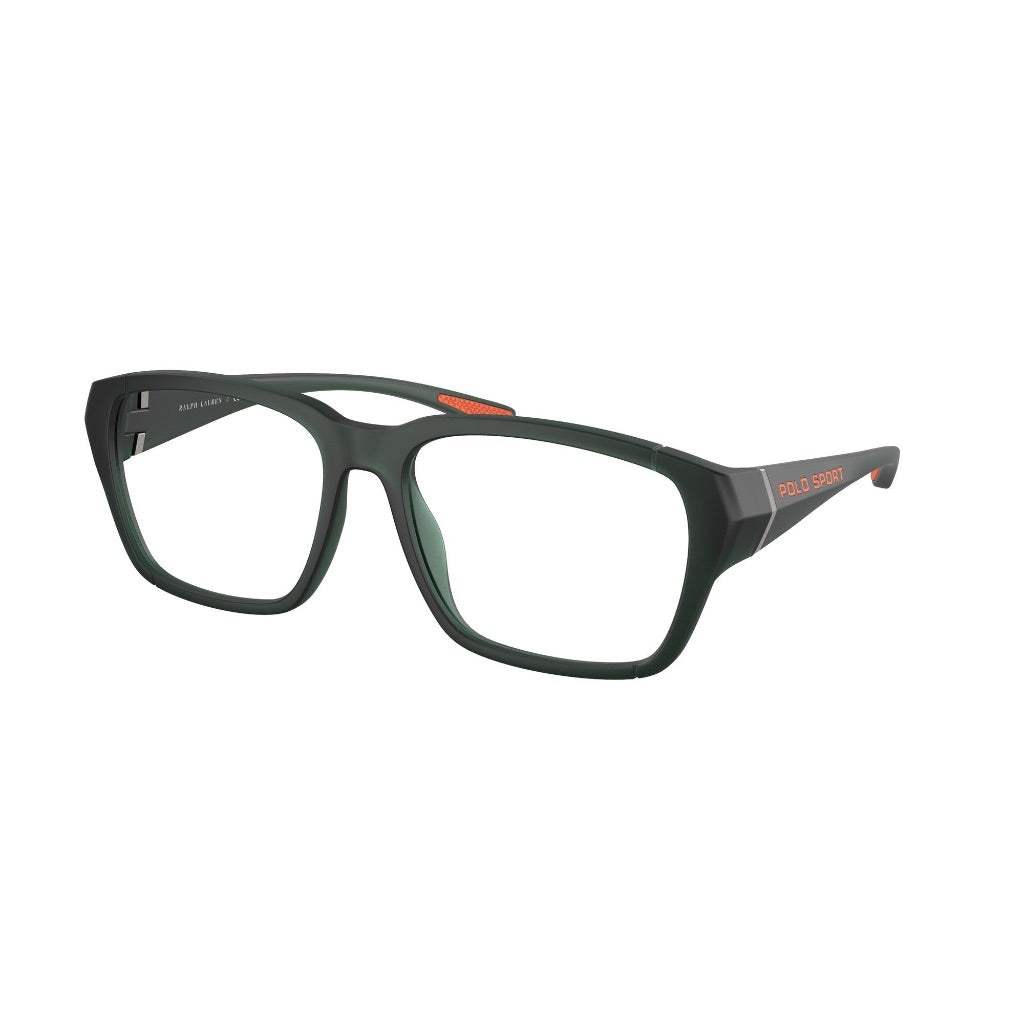 Polo Ralph Lauren Men's PH2276U 6189 Eyewear Frames - Matte Transparent Dark Green, 58/17/145