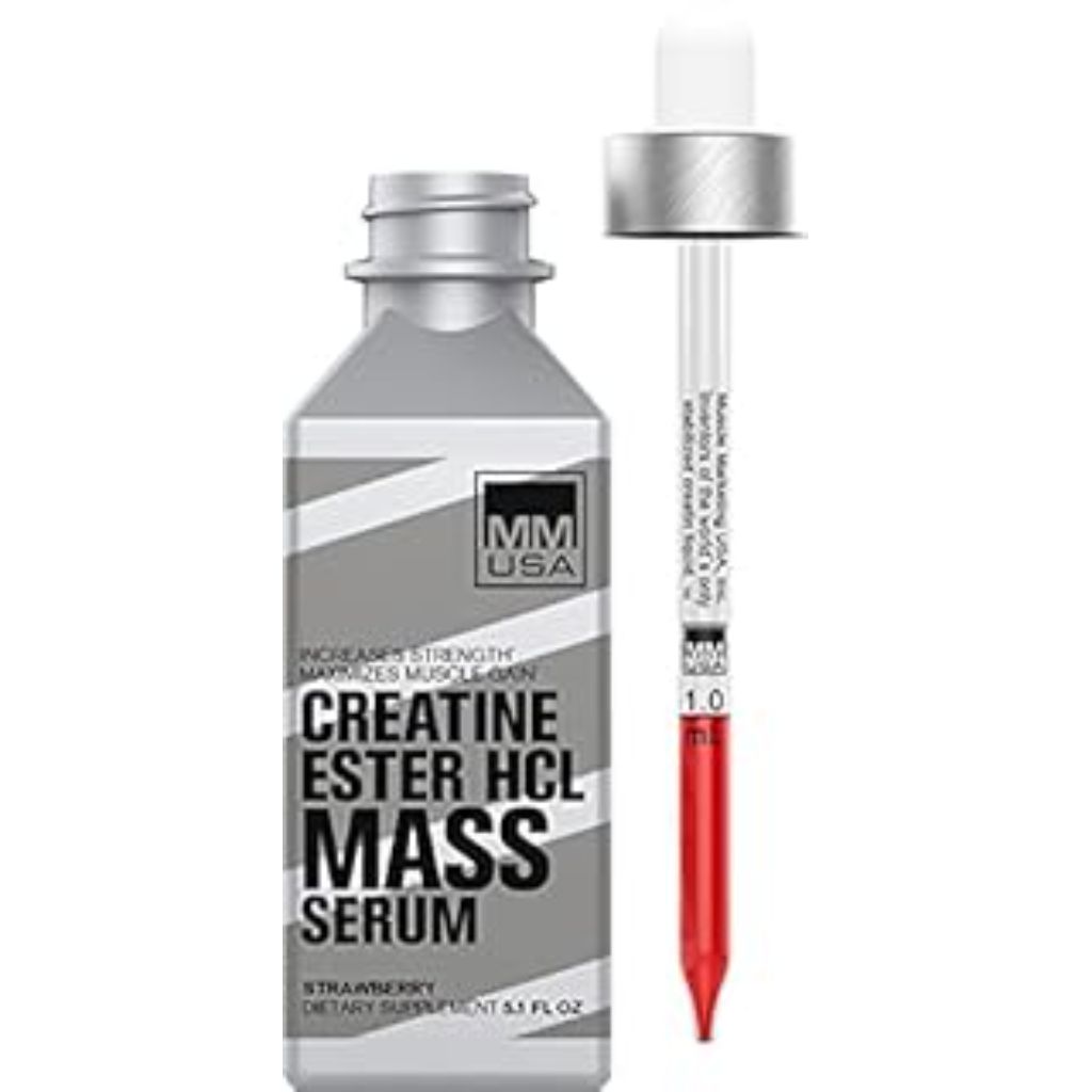 Creatine Ester Hcl Mass Serum, Strawberry - 5.1 fl. oz.
