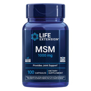 Life Extension MSM, 1000 mg, methylsulfonylmethane, 100 Capsules