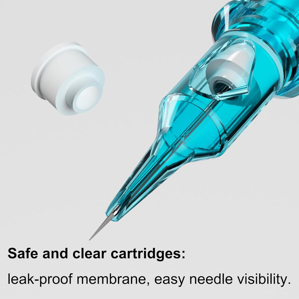 BIGWASP X Tattoo Cartridge Needles 1211RL - 20Pcs 11RL #12 Standard 0.35mm 11 Round Liner Disposable Tattoo Needles for Rotary Tattoo Machines BB:11/29