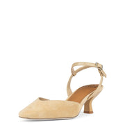 Donald Pliner Womens Cion Suede Slingback Pump, Camel, Size 8