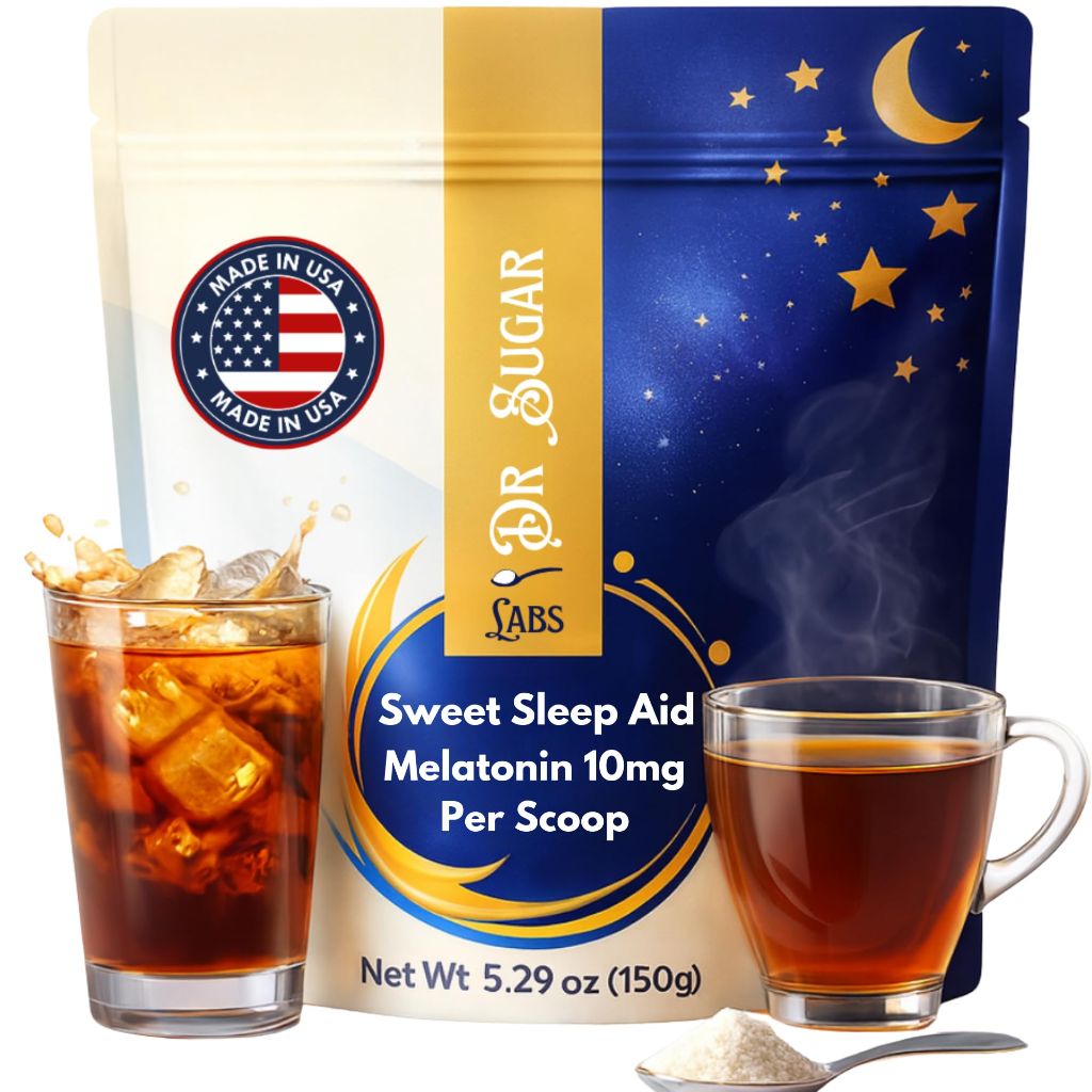 Dr Sugar Labs – Powerful Sleep Aid – Sweet Melatonin Blend –  10mg – 30 SVG