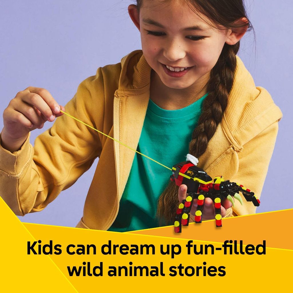 LEGO Creator 3 in 1 Wild Animals Surprising Spider Toy