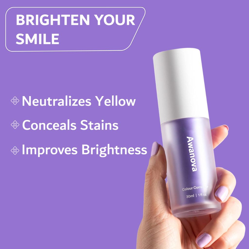 Awanova 30ml Purple Toothpaste for Teeth whitening - 30mL