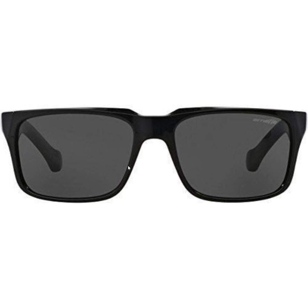 Arnette Men's D-Street AN4211-02 Sunglasses - Plastic/Gloss Black/Fuzzy Blue Frame, 55mm