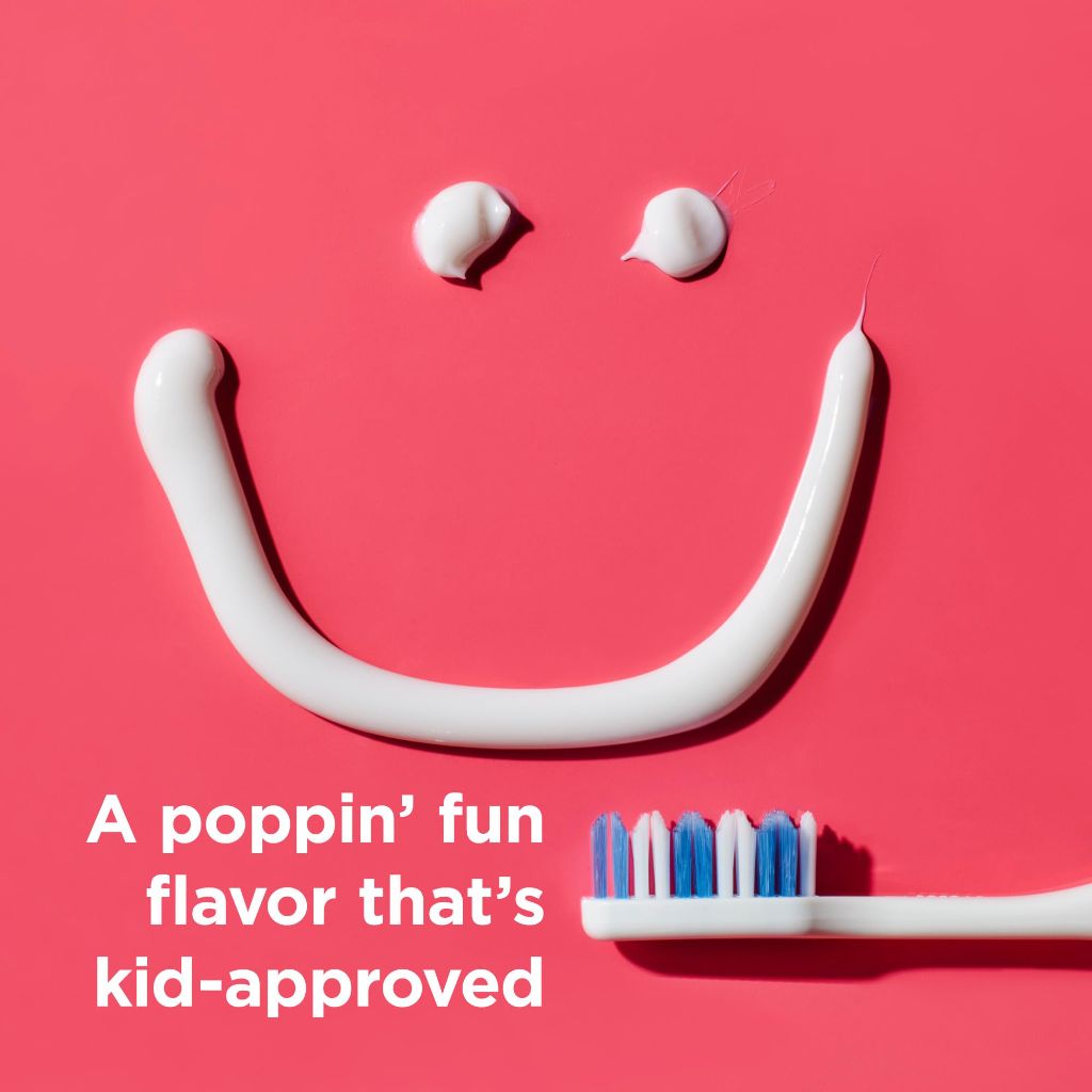 POP Kids Gel Toothpaste Pump, Travel Size Toothpaste for Toddlers, Watermelon Flavor - 5.64oz