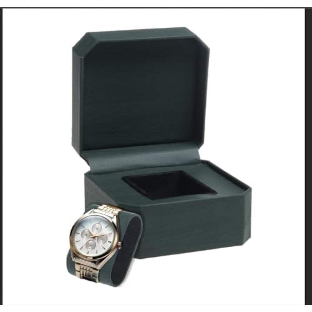 Luxury Leather Travel Watch Case Compatible With Rolex For Men And Women,Green
