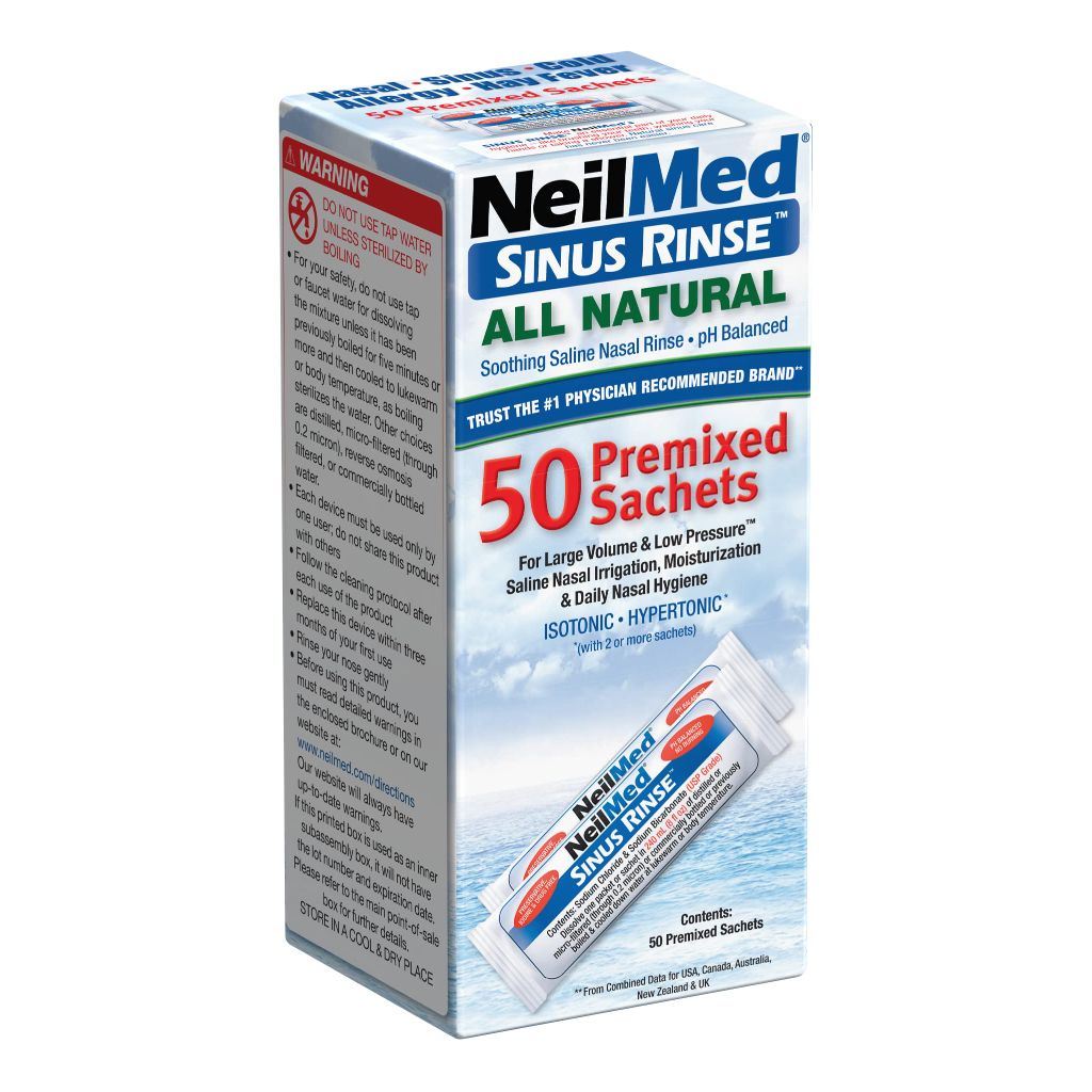 NeilMed Sinus Rinse 50 Premixed Packets