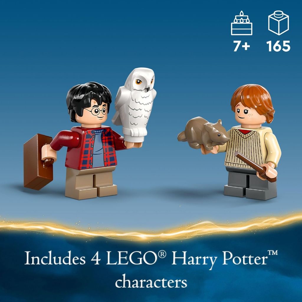 LEGO Harry Potter Flying Ford Anglia Building Set 76424 with 2 Minifigures