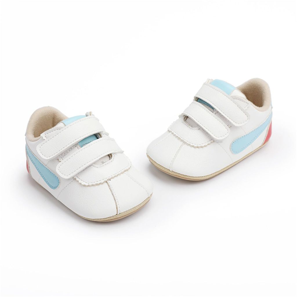 SZ 2, GAISUMMI Baby Boys/Girls Sneakers PU Leather (Blue, 6-12 Months)