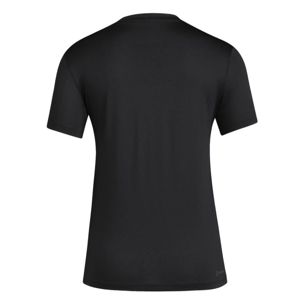 adidas Women's MLS Soccer Pre-Game Short Sleeve T-Shirt - Portland Timbers, Black (Large)