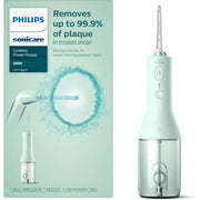 Philips Sonicare Cordless Power Flosser 2000 Oral Irrigator - Mint (HX3822/14)