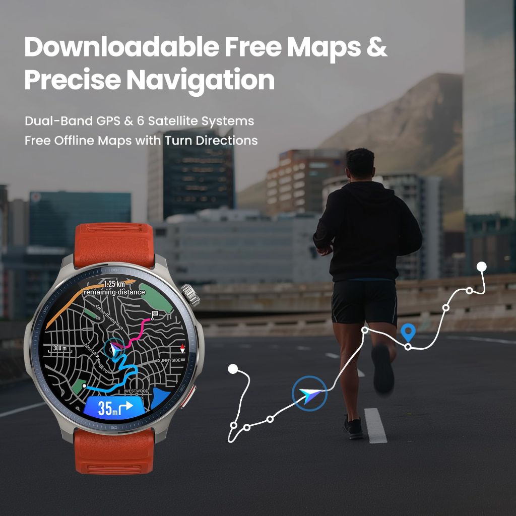 Amazfit Balance 2 Smart Watch 47mm 1.5" - Black.