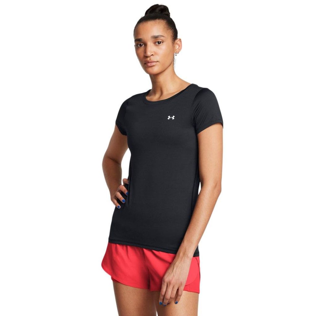 SZ L, Under Armour Women's HeatGear® Armour Short Sleeve | Black