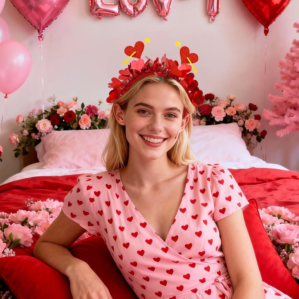 ONENINEDREAM Valentines Day Headband for Kids (Small)