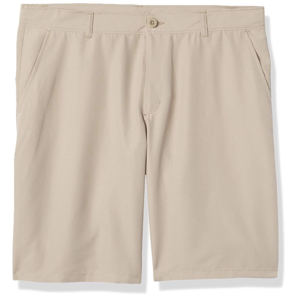 Nautica Boys' School Uniform Performance Short, Khaki, 2T