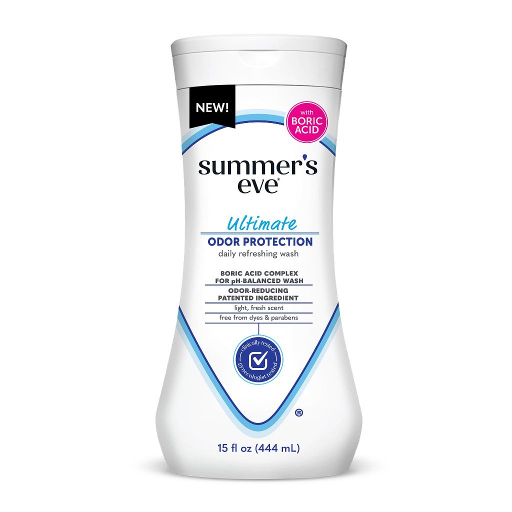 Summer's Eve Ultimate Odor Protection Daily Feminine Wash, pH-Balanced Formula Body Wash 15 Fl Oz