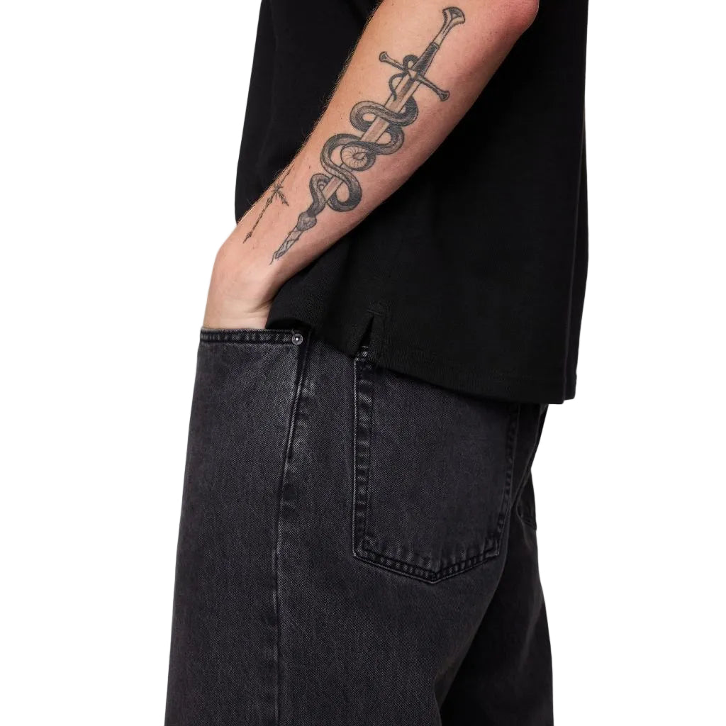 GAP Mens Worldwide Novelty Logo Tee True Black V2 S