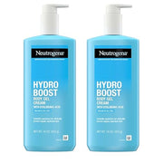 Neutrogena Hydro Boost Body Gel Cream, Hyaluronic Acid Lightweight Moisturizer, 16 oz, 2 Pack
