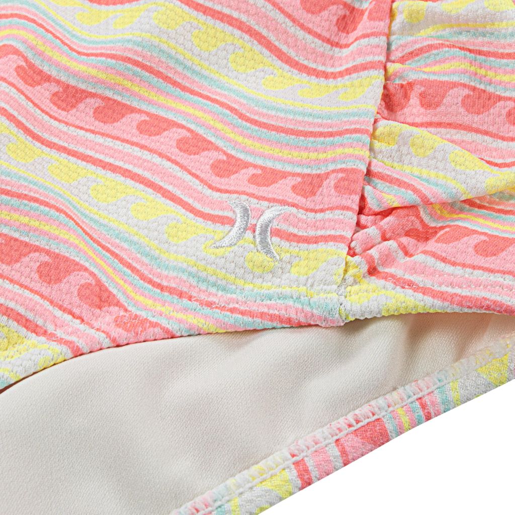 SZ 12, Hurley - Girl's 2-Piece Bikini Swim Suit | Pink Flamingo