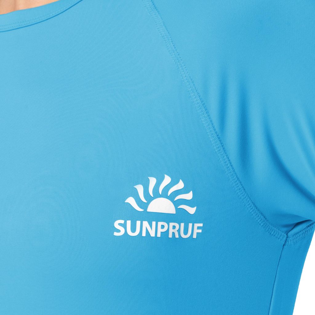 ColdPruf Women's Sunpruf Long Sleeve Performance Sun Protection UPF 30 T-Shirt, Ocean Blue, X-Large