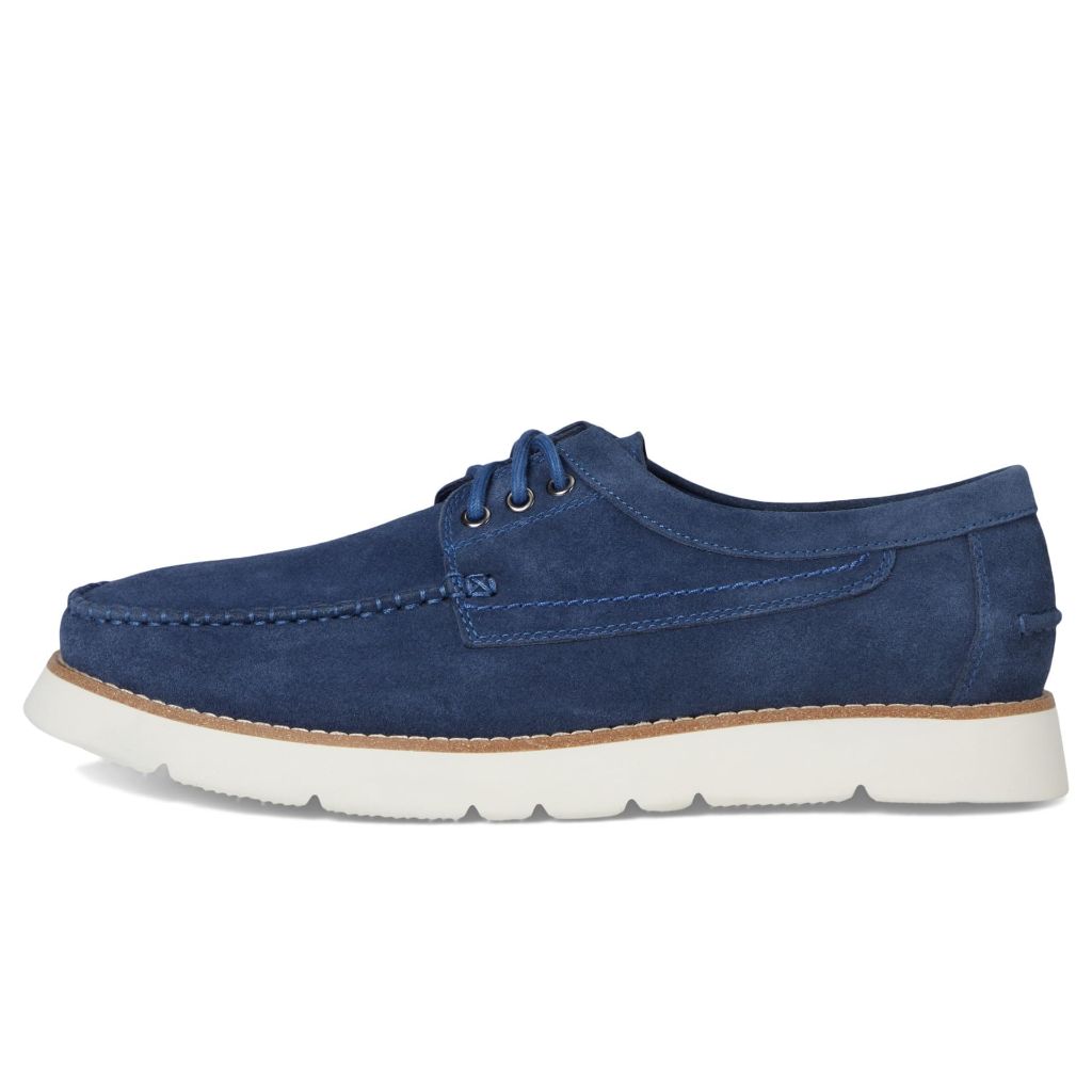 Steve Madden Mens KOLT Moc Toe, Navy Suede, 7.5