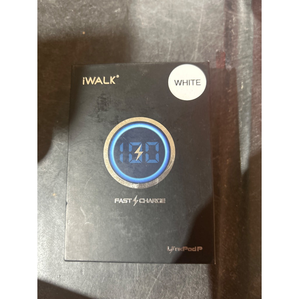 iWALK Portable Charger 4800mAh Power Bank 18W Fast Charging Small Battery Pack with LCD Indicator Compatible with iPhone 14/14 Pro Max/13/13 Pro Max/12/12 Pro/11/X/8/7/6,AirPods,White