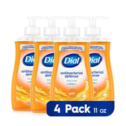 Dial Antibacterial Defense + Aloe Liquid Hand Soap - Gold, 11 fl. oz. (4 Pack)