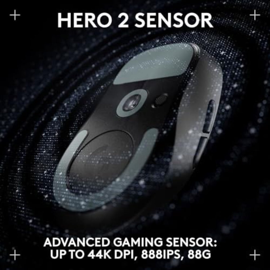 Logitech PRO X Superlight 2 DEX Wireless Gaming Mouse, RH, 44L DPI Sensor