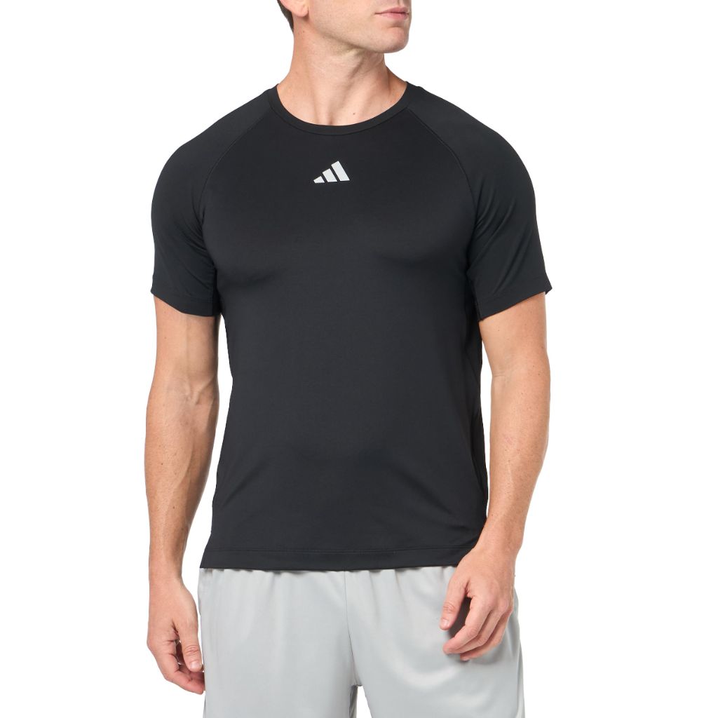 adidas Men's Gym+ Training T-Shirt - Silver Pebble, XL
