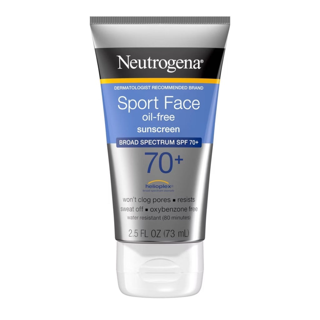 Neutrogena Ultimate Sport Oil-Free Face Sunscreen Lotion, SPF 70+ - 2.5 fl. oz.