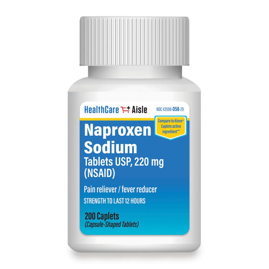 HealthCareAisle Naproxen Sodium, 220 mg - 200 caplets